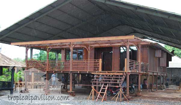 Bali prefab wood house Hawaii codes