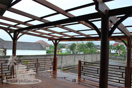 Bali prefab wood terrace