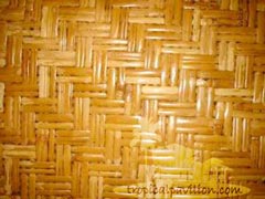 Bali gazebo bamboo ceiling