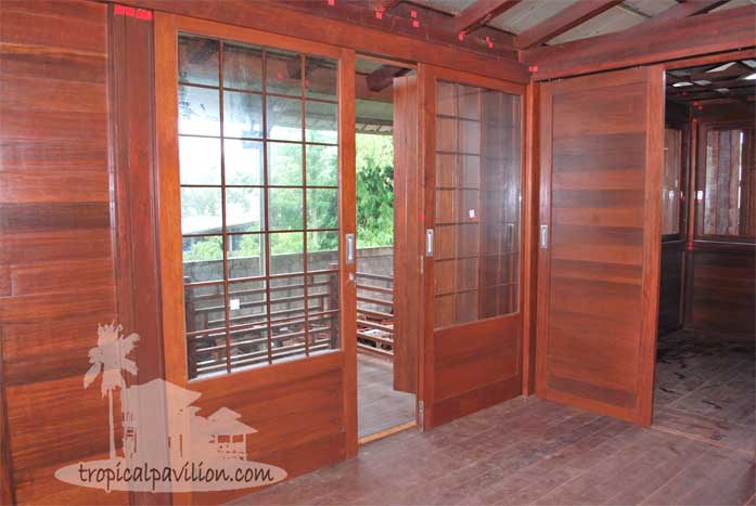 Interior view of our Bali prefab wood house