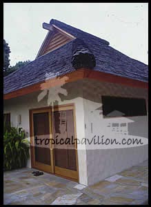 Bali prefabricated wood house